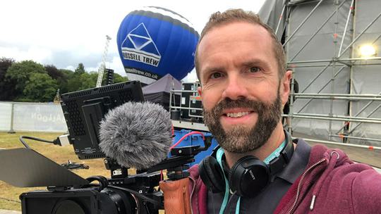 Alex Brown at Yorkshire Balloon Fiesta