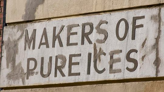 Capaldi ice cream factory sign