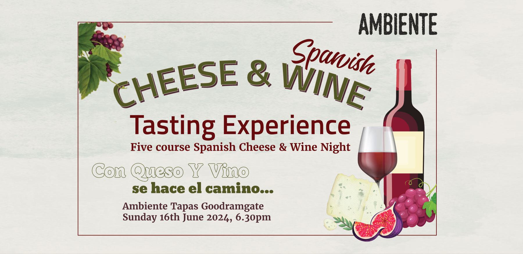 Cheese wine night web banner Visit York