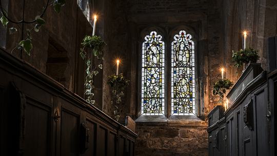 Christmas Decorations at Holy Trinity Goodramgate Graham White 2111181270