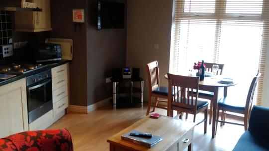 One Bedroom - Living & Dining Area