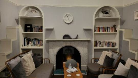 Seating in the library room