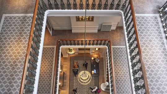 Royal York Hotel main stair birdsey activity best 591931321