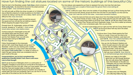 The York Cat Trail | Visit York