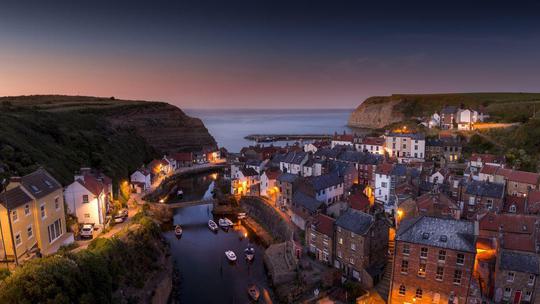Staithes evening lights Credit Ebor Images 519569934