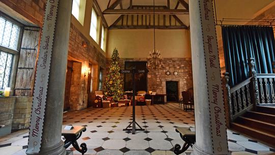 Treasurers House Christmas 2023 Great Hall no people