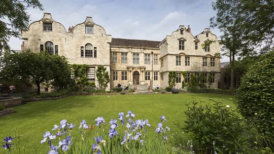 Treasurers House south front garden National Trust